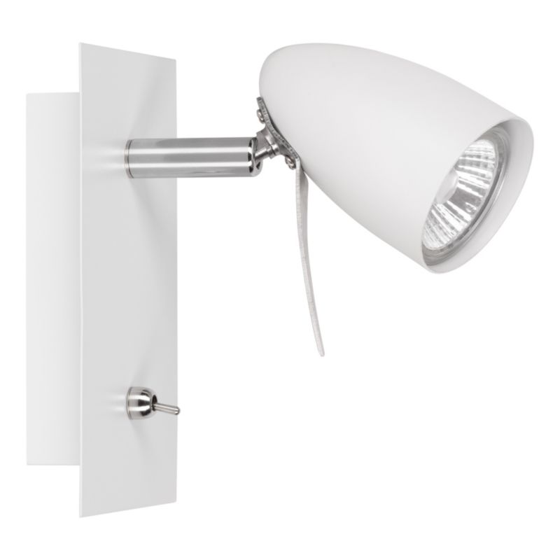 Kinkiet SPOT Light 1xGU10 Max.35W Harmonijna Biel w Minimalistycznym Stylu, Polski Producent, 1 szt.