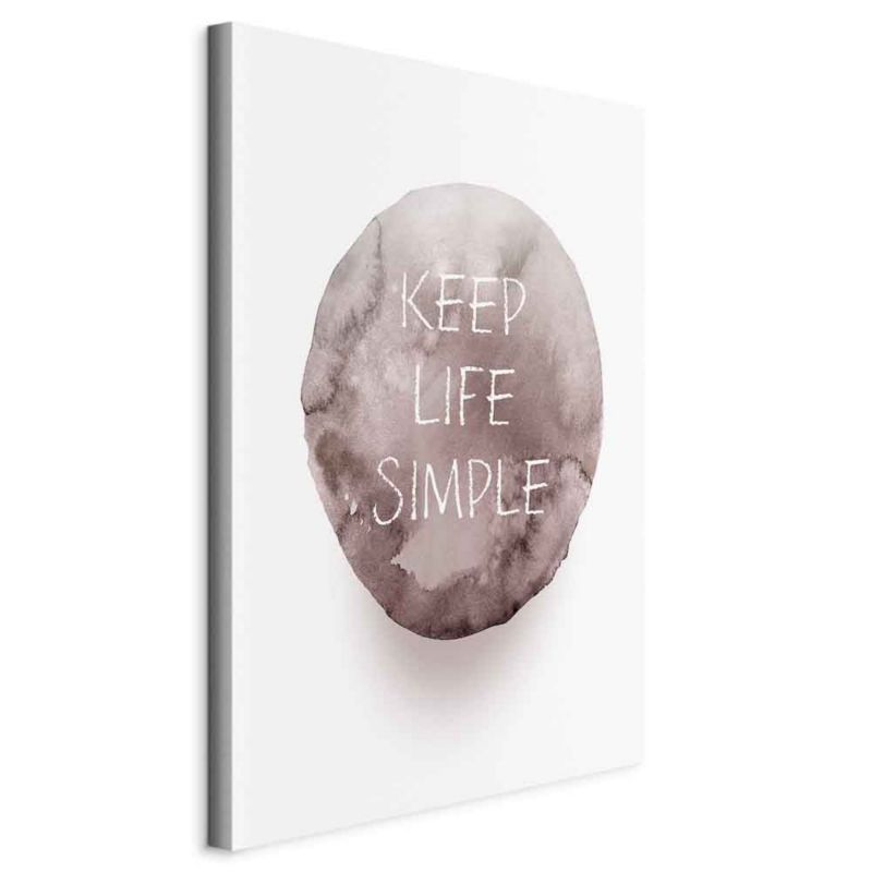 Obraz Artgeist Keep Life Simple 40 x 60 cm płótno włoskie 1 szt