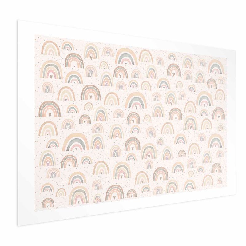Plakat Artgeist Tęcze i serca 90x60 cm bez ramy 1 szt