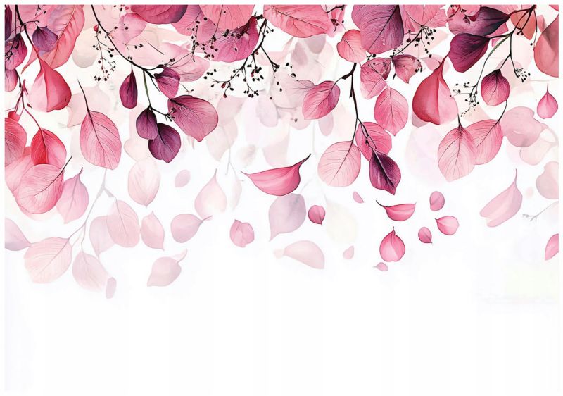 Tapeta Na Flizelinie Ścianę WALLARENA 400x280 cm Fototapeta Do Sypialni Salonu Kuchni Liście Wiszące 1 szt.