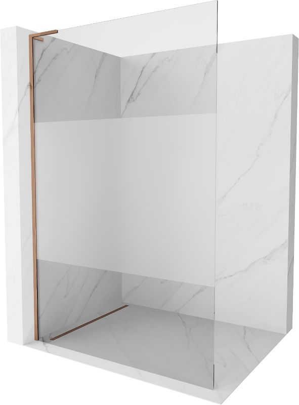 Ścianka prysznicowa Mexen Kioto różowe złoto 80x200 cm 800-080-103-60-351 szt.
