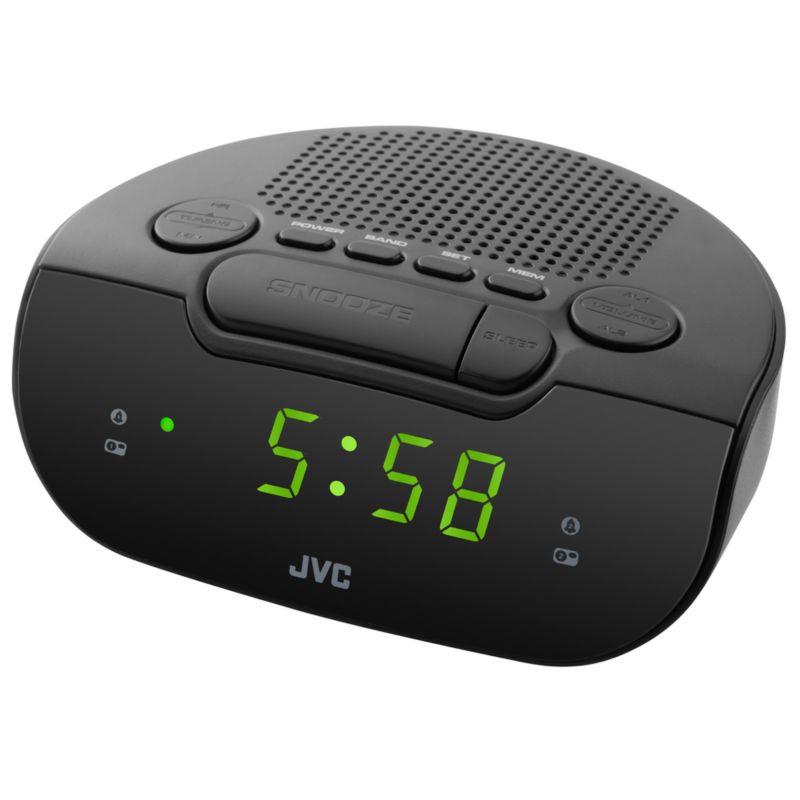 Radiobudzik JVC RA-E111B Czarny 1szt.