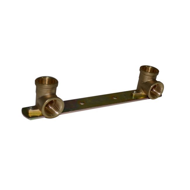 Płytka montażowa mosiężna USMetrix 1/2" GW/GW