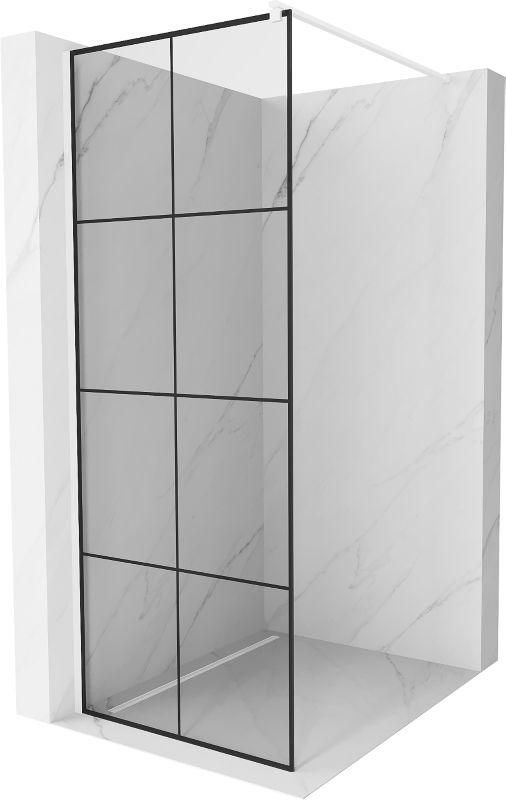 Ścianka prysznicowa Mexen Kioto czarny wzór 90x200 cm 800-090-101-20-77 1 szt.