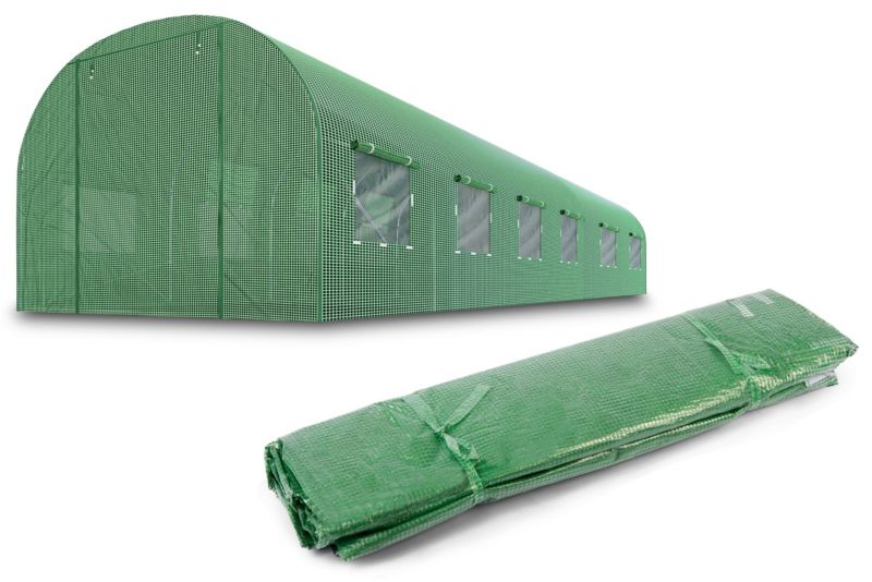 Folia na tunel ogrodowy Plonos 3 x 6 m zielona 1 szt.