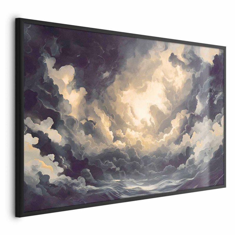 Plakat Artgeist Gra światła 90x60 cm z ramą czarną 1 szt