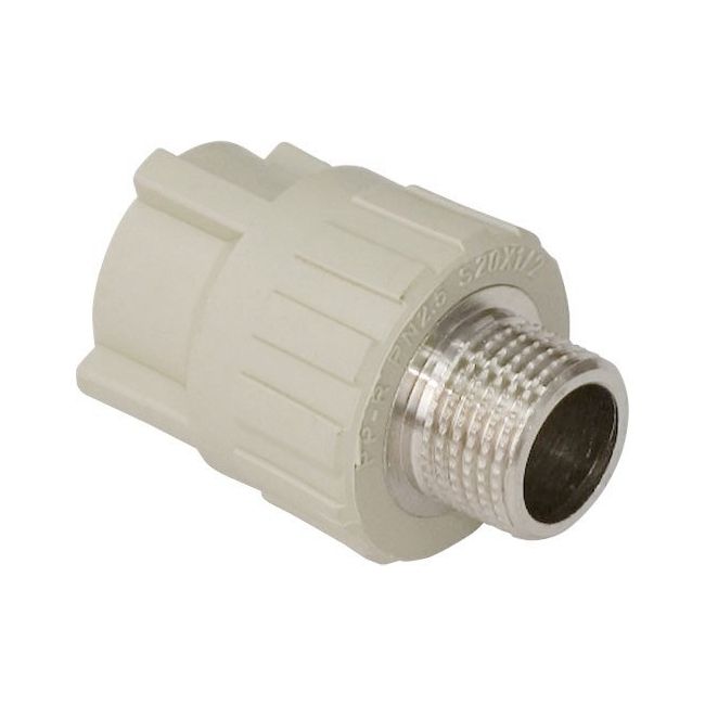 Złączka PP-R Idmar Group gwint zewnętrzny mosiężny 16 x 1/2"