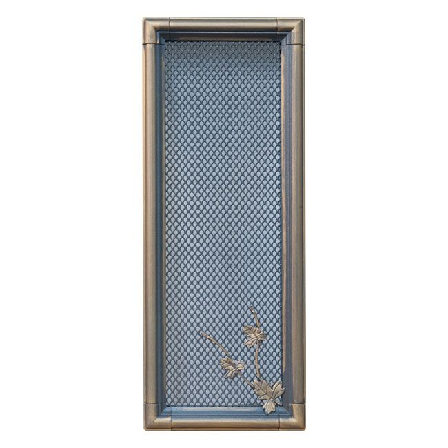 Kratka kominkowa Parkanex złota patyna 16 x 45 cm