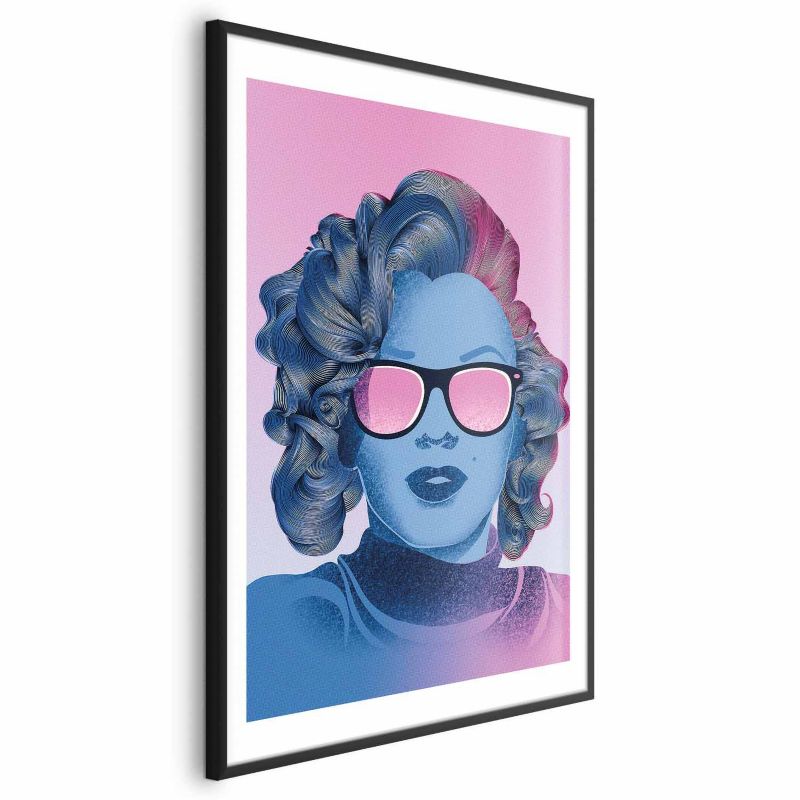 Plakat Artgeist Norma Jeane 40x60 cm z ramą czarną 1 szt