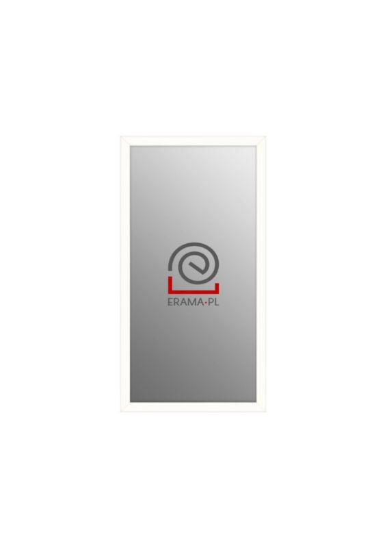 Lustro prostokątne z serii HIT Erama 40 x 80 cm w ramie białej 1szt.
