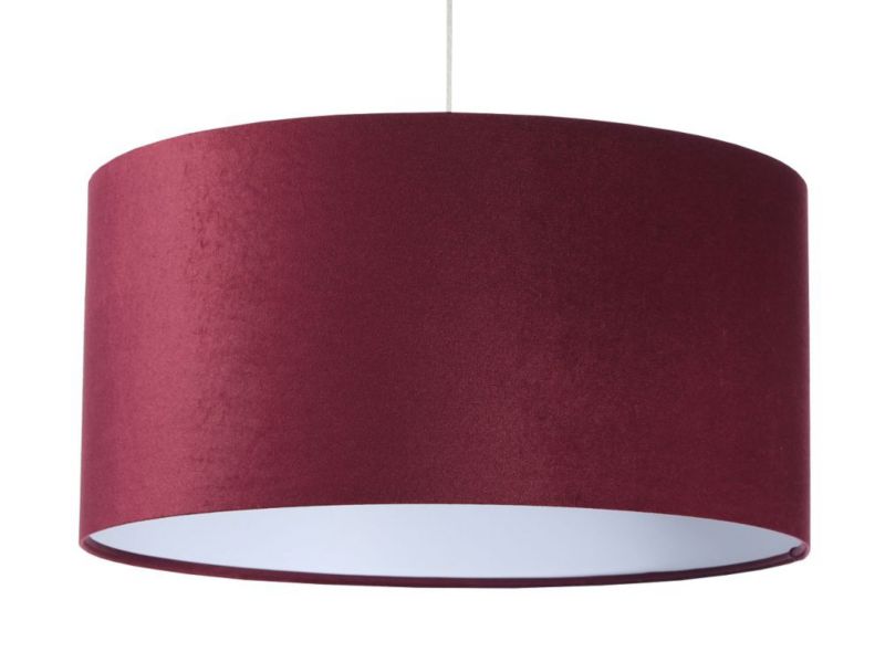 Lampa Bps Koncept wisząca HOME 40 bordowa/biała 1 szt