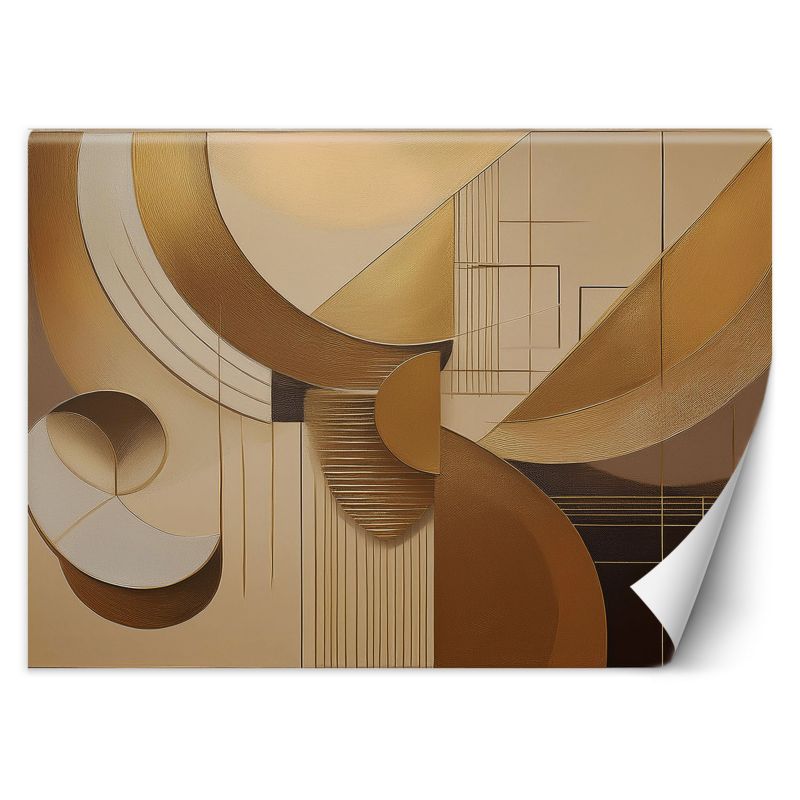 Fototapeta Feeby Abstrakcja geometryczna Beżowy 300x210 1 szt