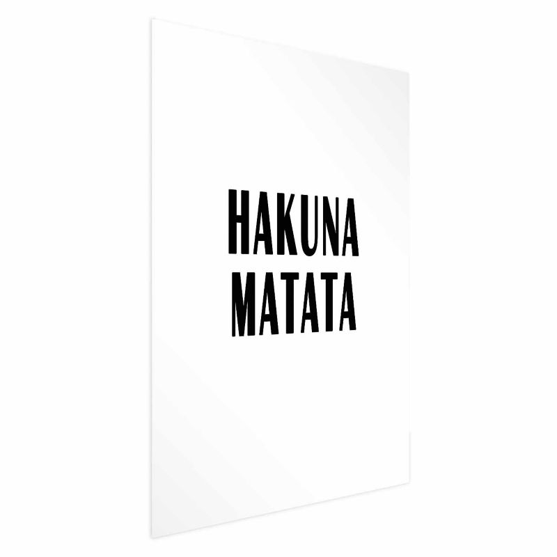 Plakat Artgeist Hakuna Matata 60x90 cm bez ramy 1 szt
