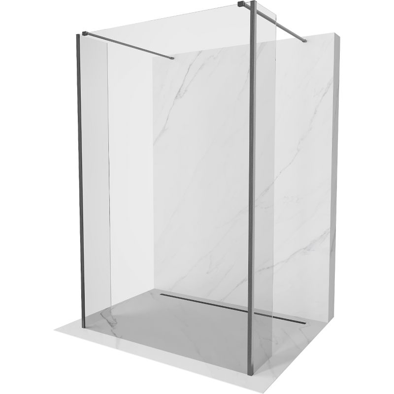 Ścianka prysznicowa Mexen Kioto gun gray 100x30x30 cm 800-100-030-222-66-00-030 1 szt.