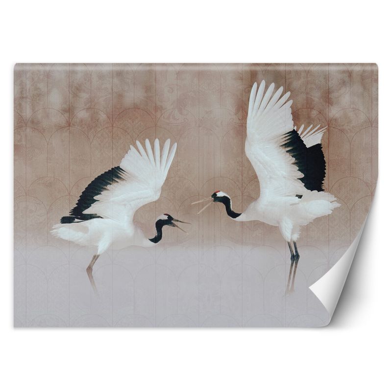 Fototapeta Feeby Czaple Ptaki Beż 150x105 1 szt