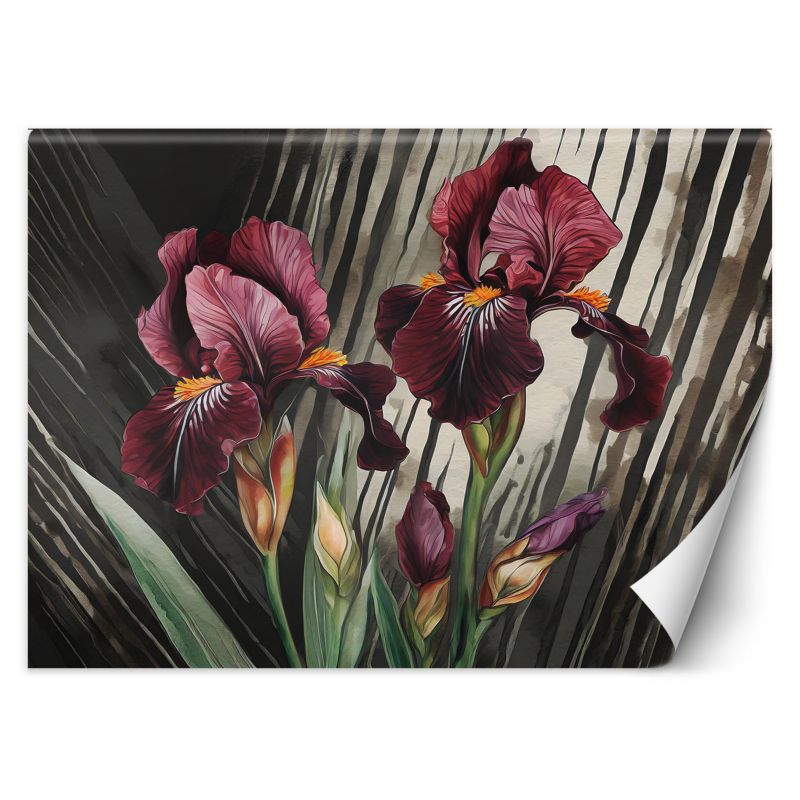 Fototapeta Feeby Abstrakcja czerwone kwiaty 200x140 1 szt