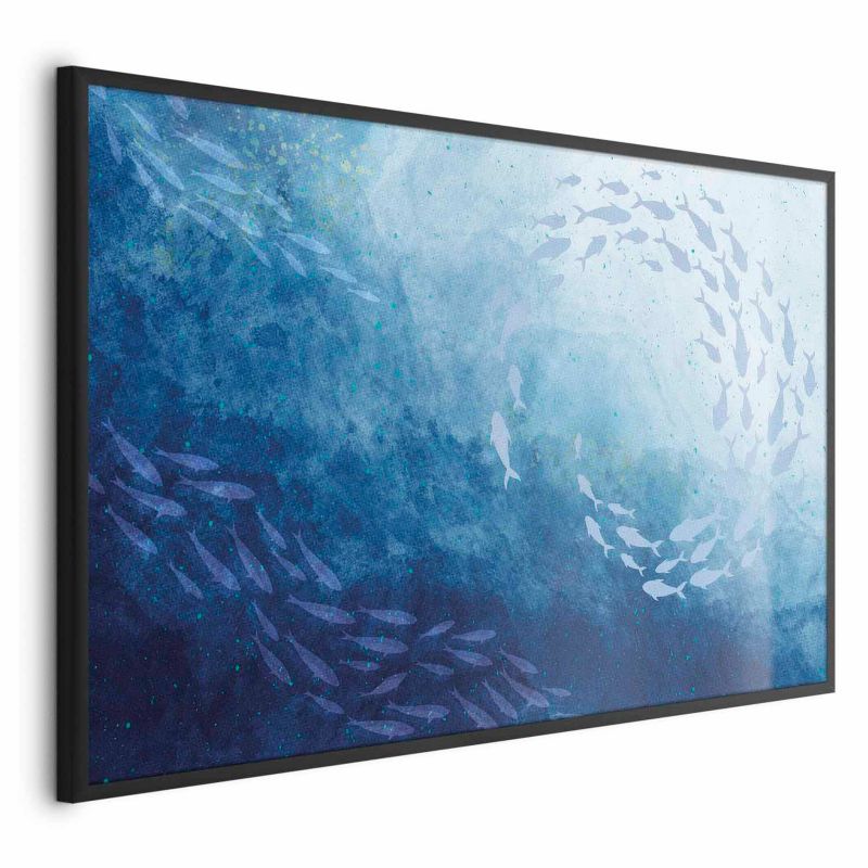 Plakat Artgeist Morska toń 90x60 cm z ramą czarną 1 szt