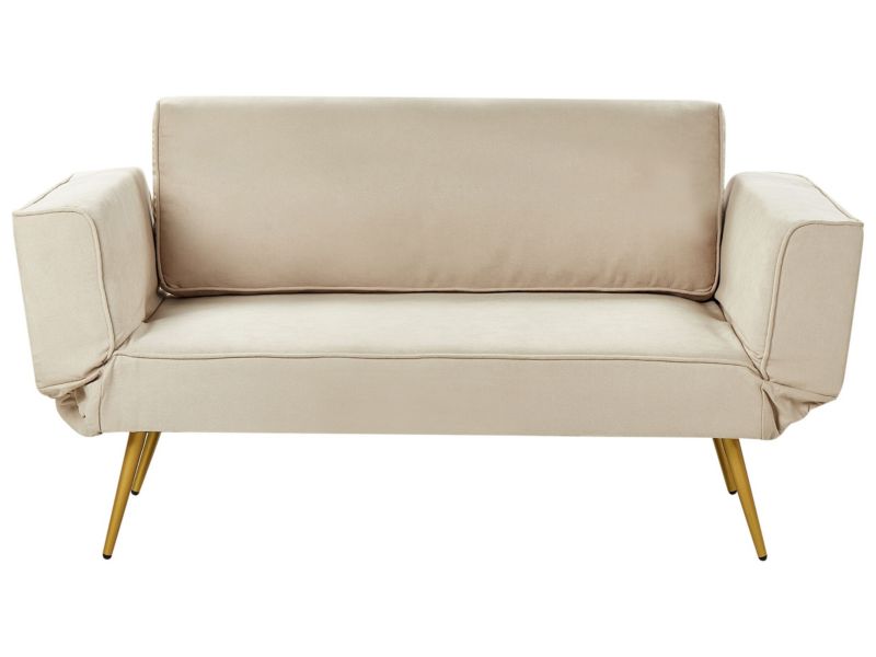 Sofa rozkładana Saarela Beżowy 1 szt.