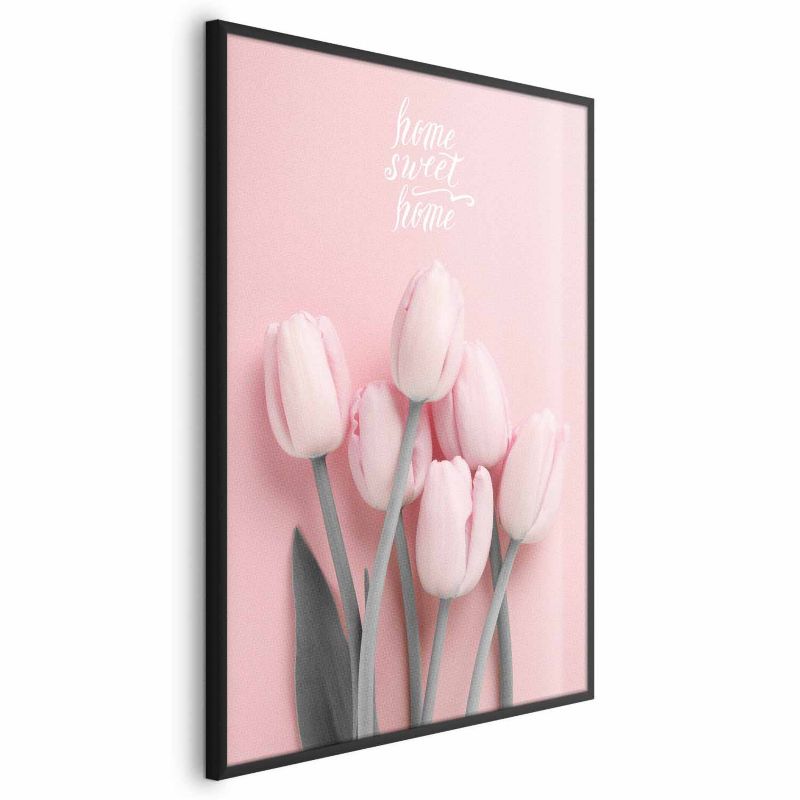 Plakat Artgeist Sześć tulipanów 60x90 cm z ramą czarną 1 szt