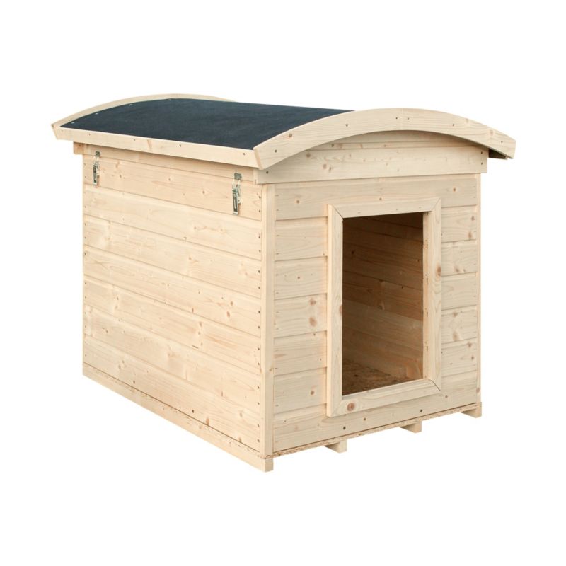 Drewniany domek dla psa Timbela, H85 x 102 x 87 cm, M405-1, grubość deski 17 mm, 1 szt.