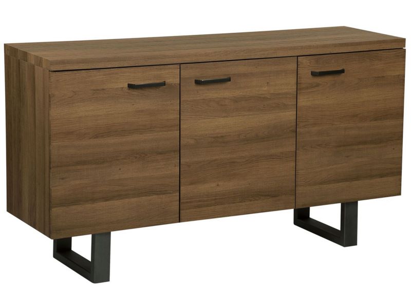 Szafka trzydrzwiowa ciemne drewno Timber 1 szt.