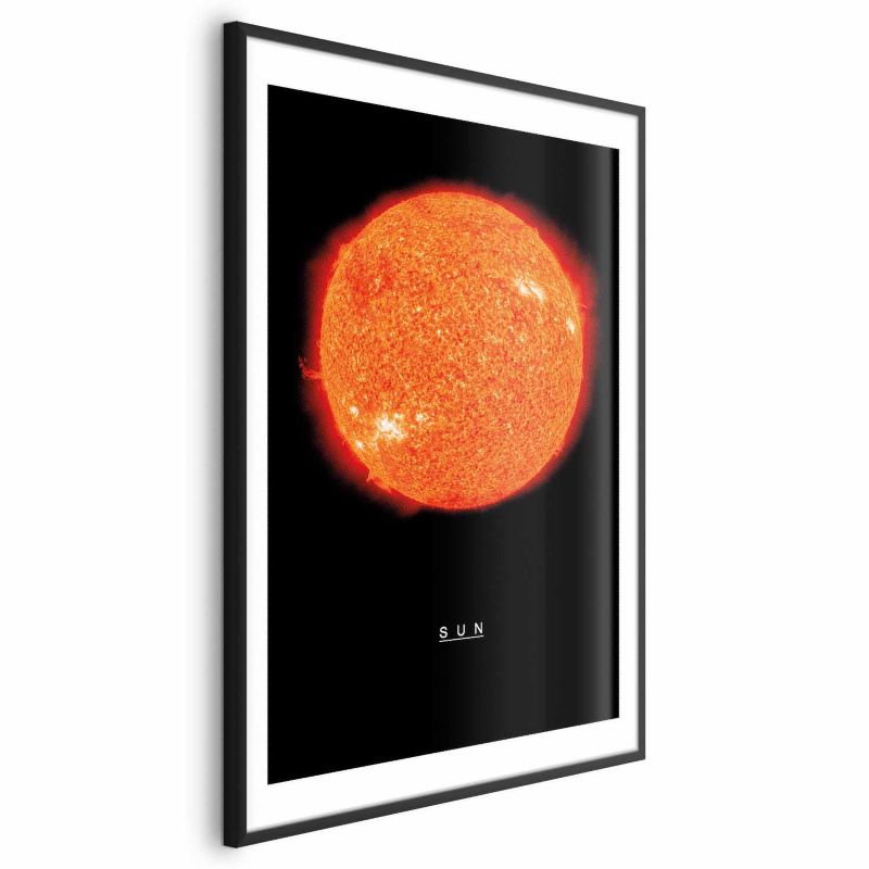 Plakat Artgeist Słońce 29,7x42 cm z ramą czarną 1 szt