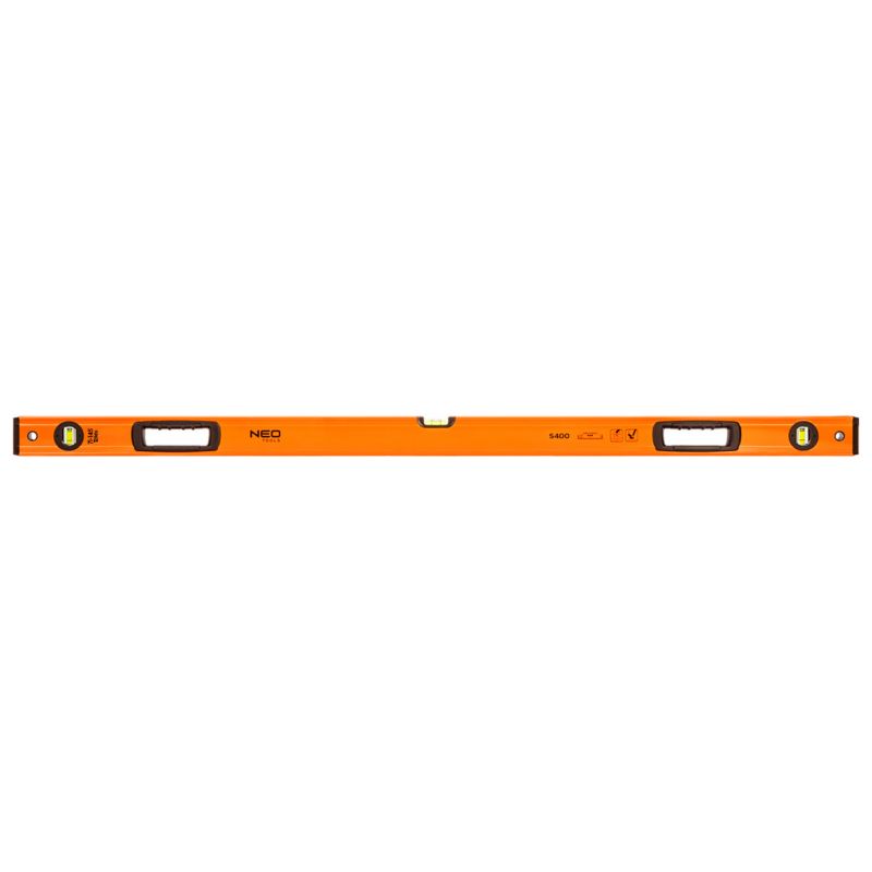 Poziomnica aluminiowa S 400 NEO TOOLS 3 libelle, 2 uchwyty, 120cm, 1 szt