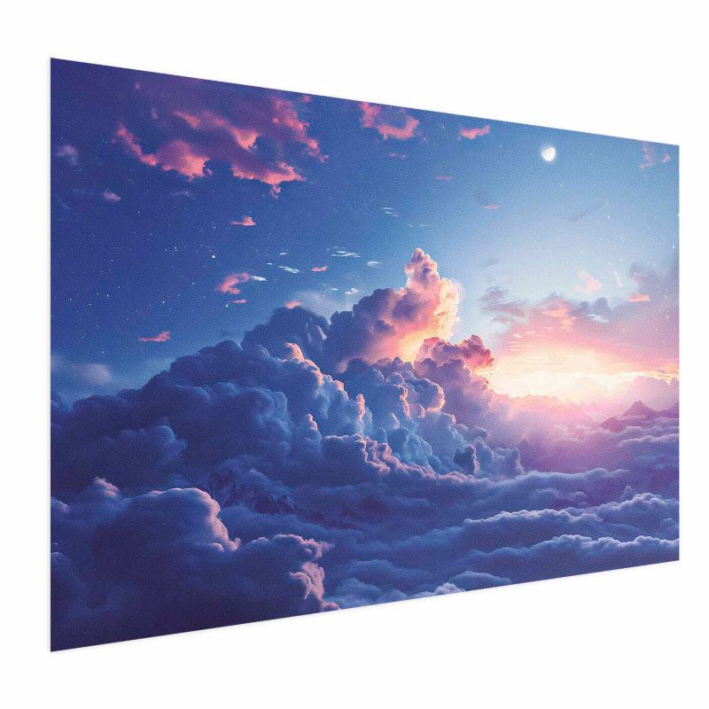 Plakat Artgeist Nocne góry 90x60 cm bez ramy 1 szt