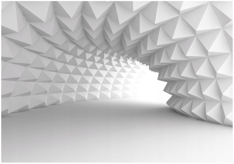 Fototapeta Na Flizelinie WALLARENA 400x280 cm Tapeta Do Sypialni Salonu 3D Tunel 1 szt.