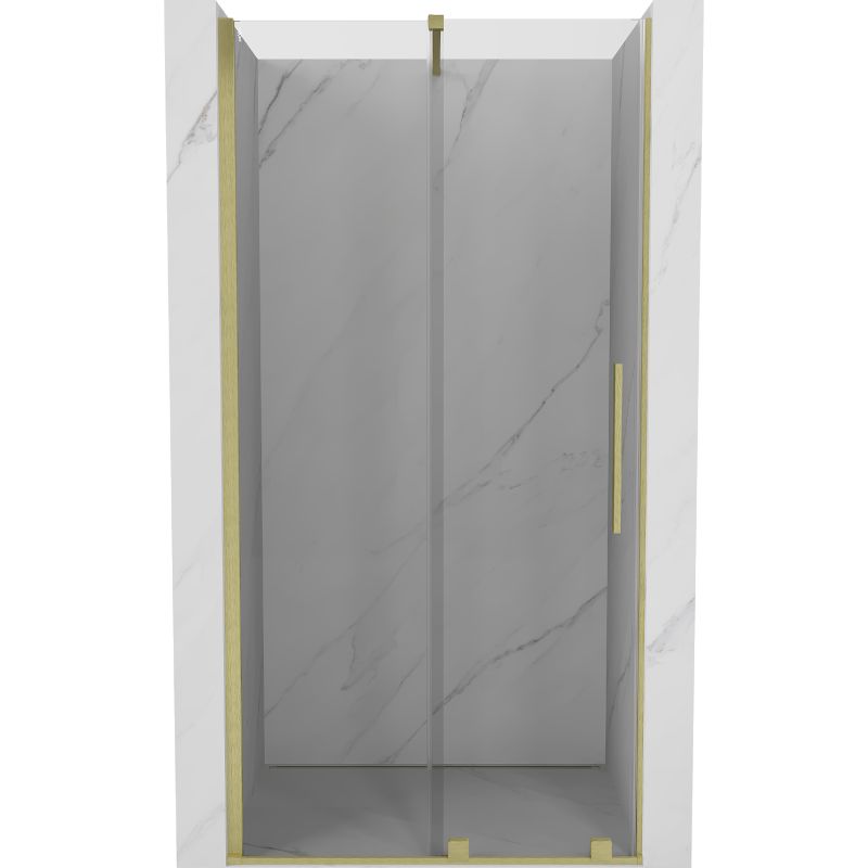 Drzwi prysznicowe Mexen Velar złote szczotkowane 90x200 cm 1 szt.