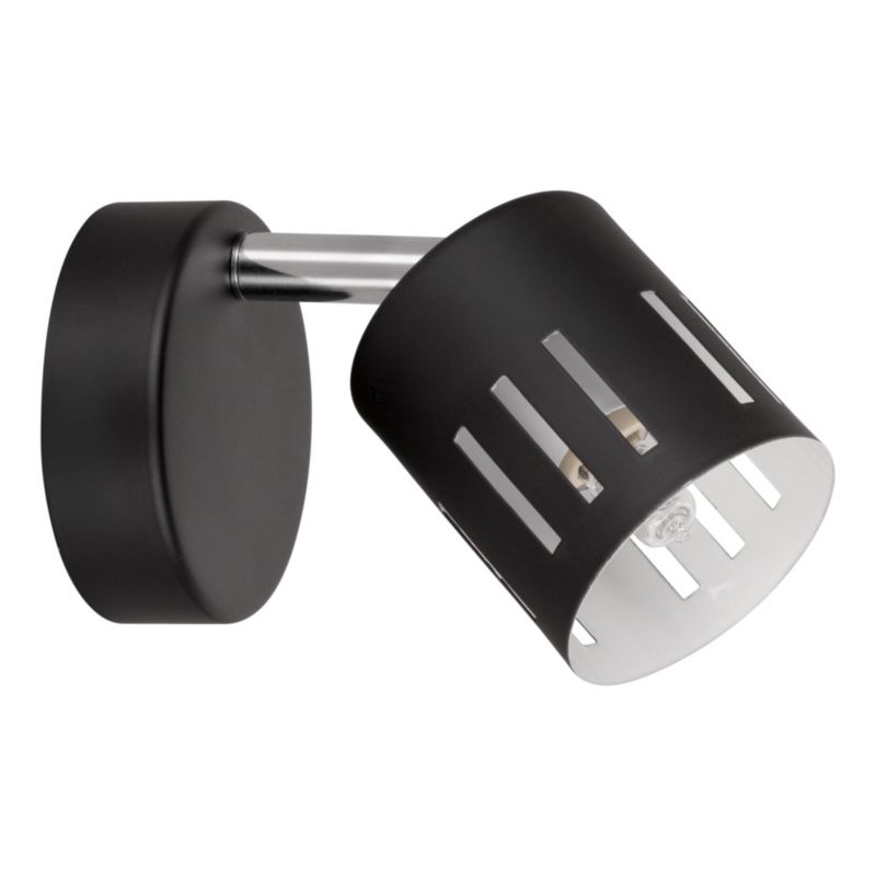 Kinkiet SPOT Light 1xG9 Max.28W Elegancka Czerń w Minimalistycznym Stylu, Polski Producent, 1 szt.