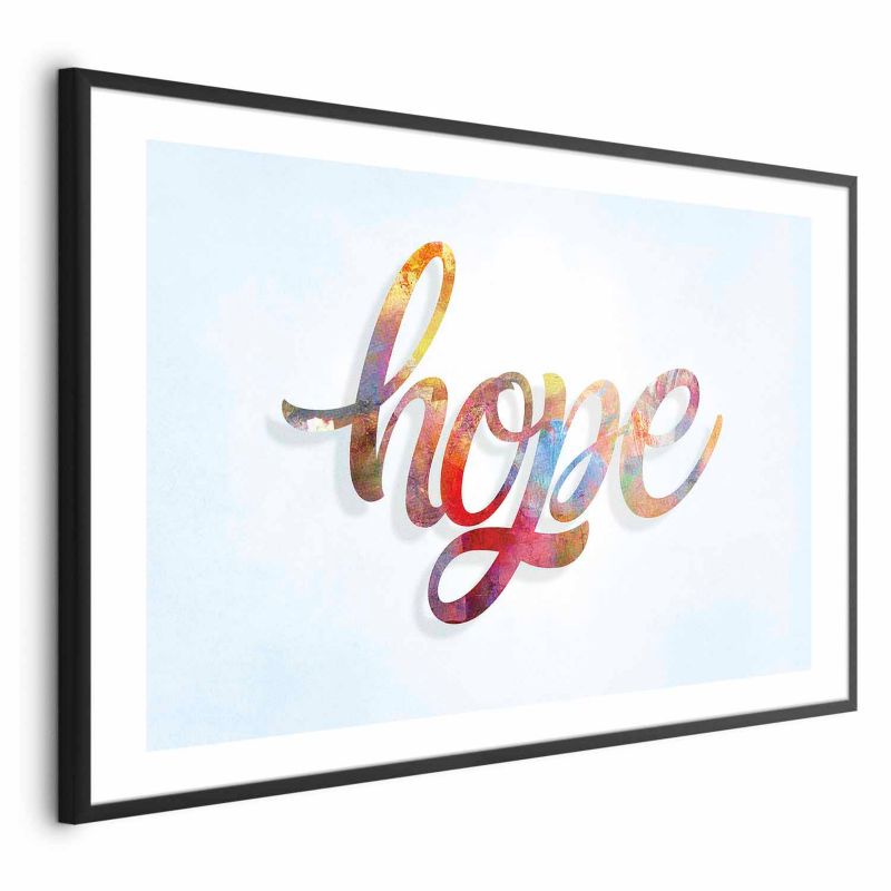 Plakat Artgeist Hope 42x29,7 cm z ramą czarną 1 szt