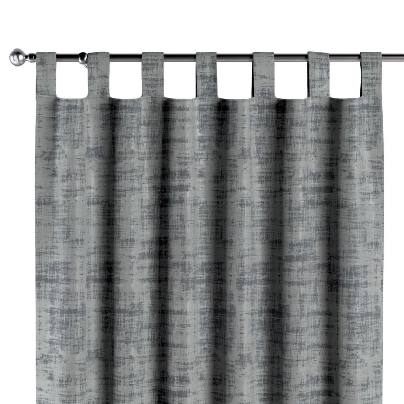 Zasłona na szelkach Dekoria 130x260 cm Velvet szary beton 1 szt.