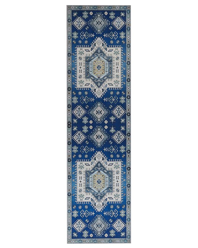 Dywan 80 x 300 cm niebiesko-beżowy Parvakadli 1 szt.