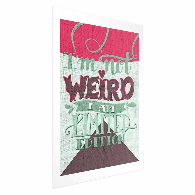 Plakat Artgeist Not weird 21x30 cm bez ramy 1 szt