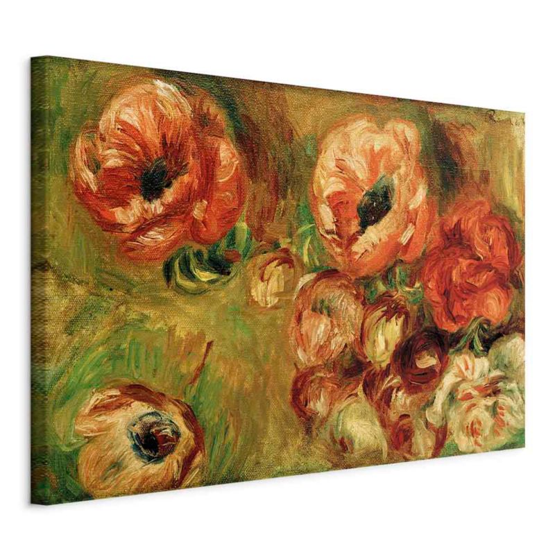 Obraz Artgeist Les Anémones Renoir 30 x 20 cm płótno włoskie 1 szt
