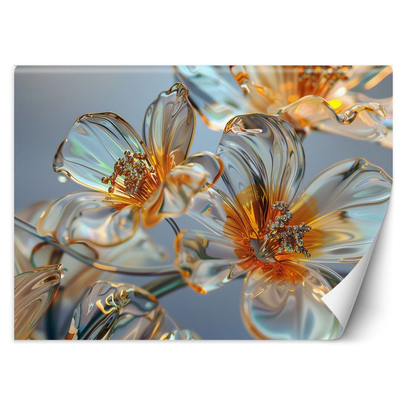 Fototapeta Feeby Diamentowe szklane kwiaty - kompozycja 250x175 1 szt