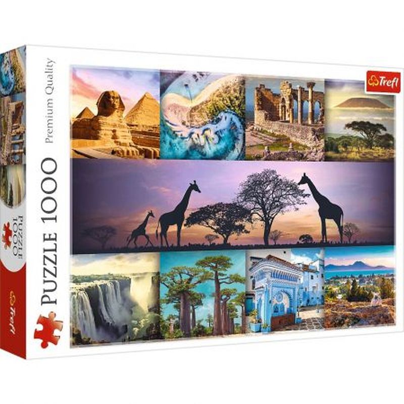 PUZZLE 1000 KOLAŻ AFRYKA