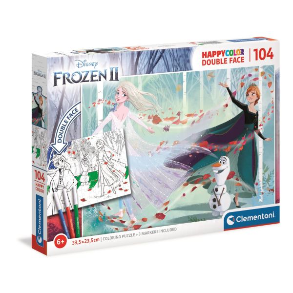 PUZZLE 104 DOUBLE FACE FROZEN