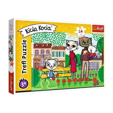 PUZZLE 24 MAXI ZABAWY KICI KOCI