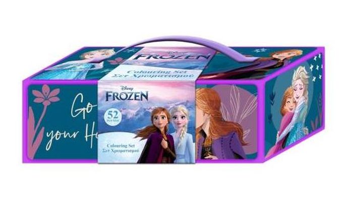 Pulio Zestaw artystyczny w kuferku Frozen II Diakakis