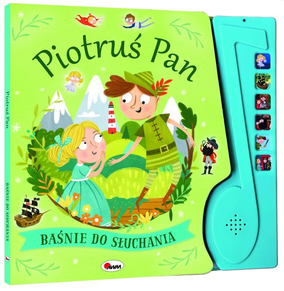 Książeczka BAŚNIE DO SŁUCHANIA PIOTRUŚ PAN