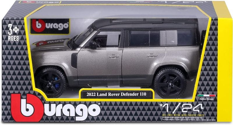 BBurago Land Rover Defender 2022 silver 1:24