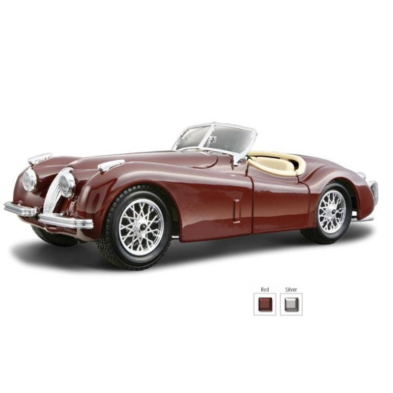 BBurago Jaguar XK 120 Roadster dark green 1:24