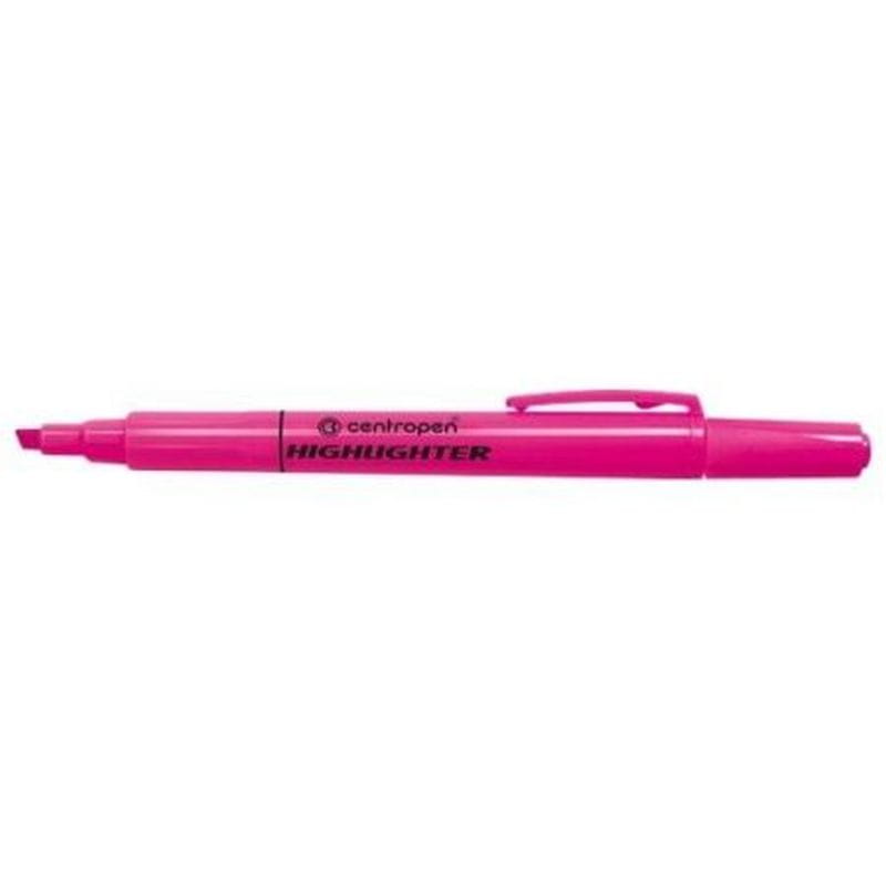 Cienki zakreślacz Centropen 'Highlighter 8722' RÓŻOWY