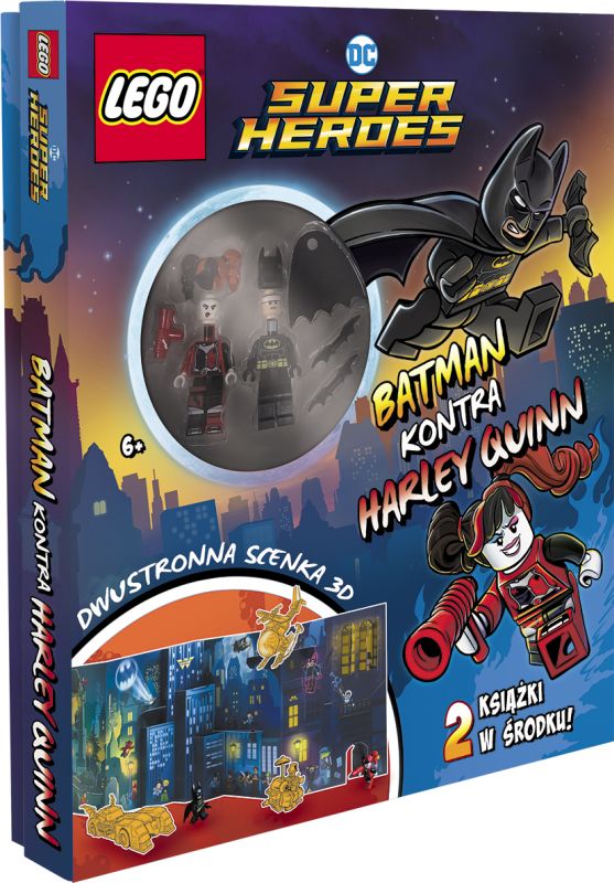 Książeczka LEGO DC Comics Super Heroes. Batman Kontra Harley Quinn Z Ameet