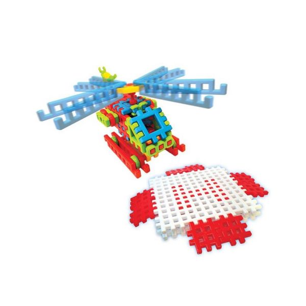 Marioinex Klocki Waffle- Helikopter