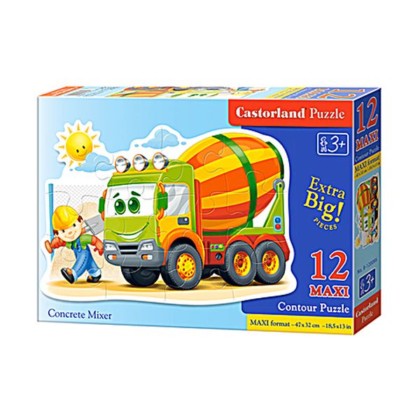 Castorland Puzzle 12 el. Maxi Concrete mixer