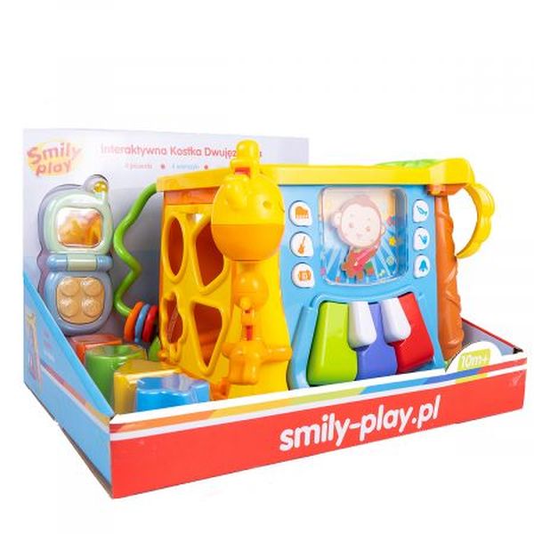 Kostka interaktywna dwujęzyczna Smily Play