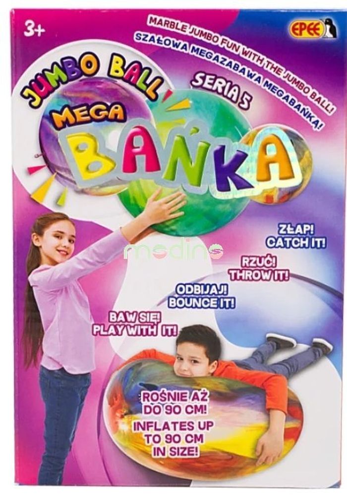 MEGA BAŃKA SEIA 5 SZAŁ KOLORÓW 4 wzory MIX